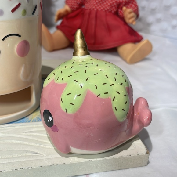 Kawaii 🍪 Santa cookie mug & unicorn S & P bundle - Picture 8 of 12